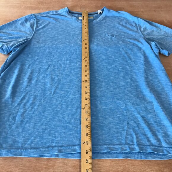 Tommy Bahama Polo Shirt Men XXL Blue Short Sleeve Stretch Athleisure Golf 17424 - Picture 5 of 10